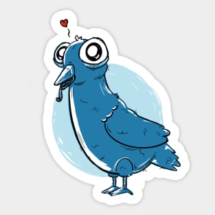 Funny Bird – Pigeon Sticker